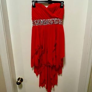 My Michelle Strapless High-Low Dress